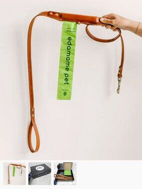 Double Pod™ Leash with poop bags